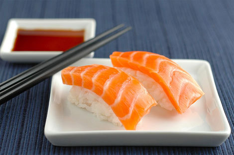Sushi de salmón en el embarazo
